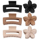 Pastel Hair Clip Set – 2 Styles: Rectangle & Flower Clips