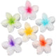 CHANDAT Hawaiian Flower Large Claw Clips 6 Pcs Set