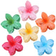 CHANDAT Hawaiian Flower Large Claw Clips 6 Pcs Set