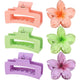 Pastel Hair Clip Set – 2 Styles: Rectangle & Flower Clips